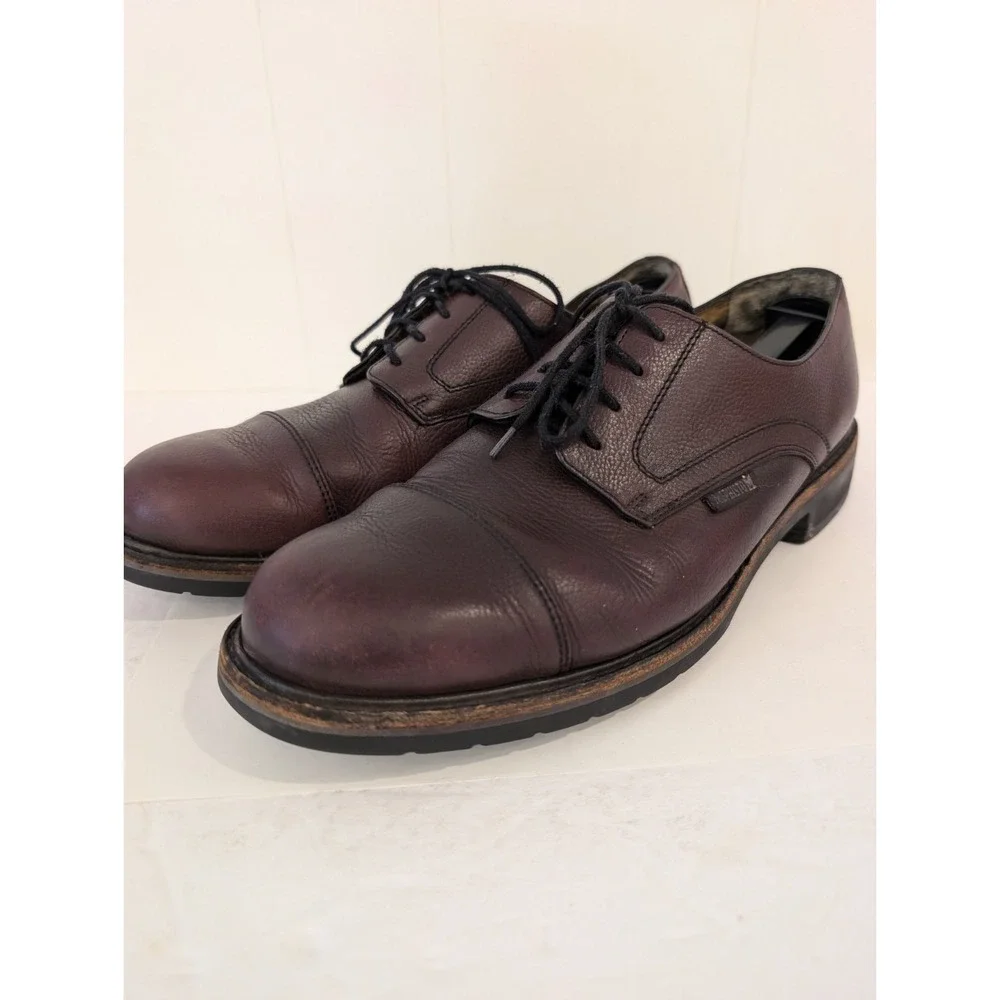 Mephisto Melchior Leather Cap Toe Oxford Dress Shoes Dark Brown Men's Size 10.5